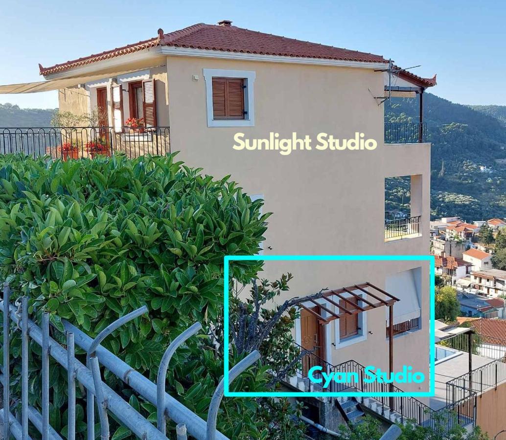 Horizon Studios With Sea View - Free Parking Γλώσσα Εξωτερικό φωτογραφία
